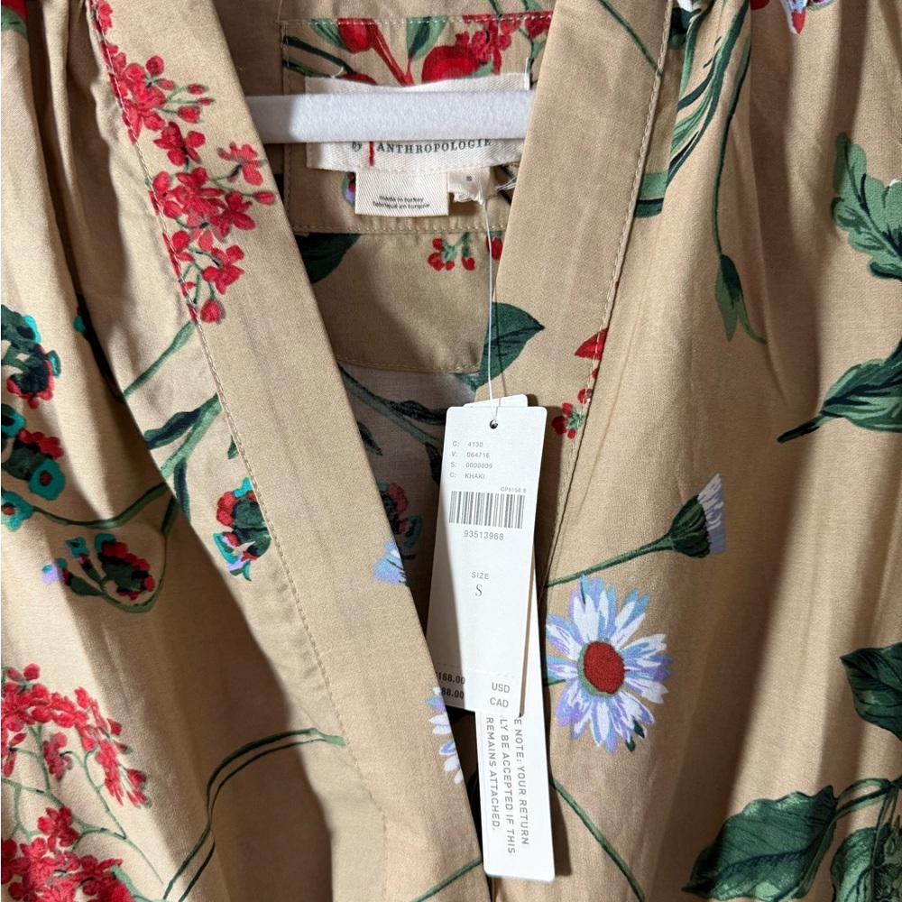 NWT 🌟 Anthropologie Somerset Khaki Maxi Dress - Picture 11 of 14